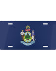 Maine State Flag, USA Vanity Plate