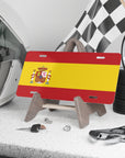 Spain Flag Vanity Plate