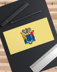 New Jersey Flag Bumper Stickers