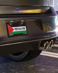 Free Palestine Flag Vanity Plate