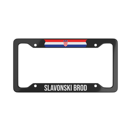 Slavonski Brod Croatia Flag Car Frame