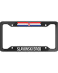 Slavonski Brod Croatia Flag Car Frame