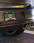 Ichkeria Chechnya Flag Vanity Plate