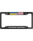 Ukrainian American License Plate Frame
