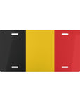 Belgium Flag Vanity Plate