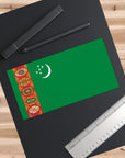 Turkmenistan Flag Bumper Stickers