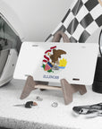 Illinois State Flag, USA Vanity Plate