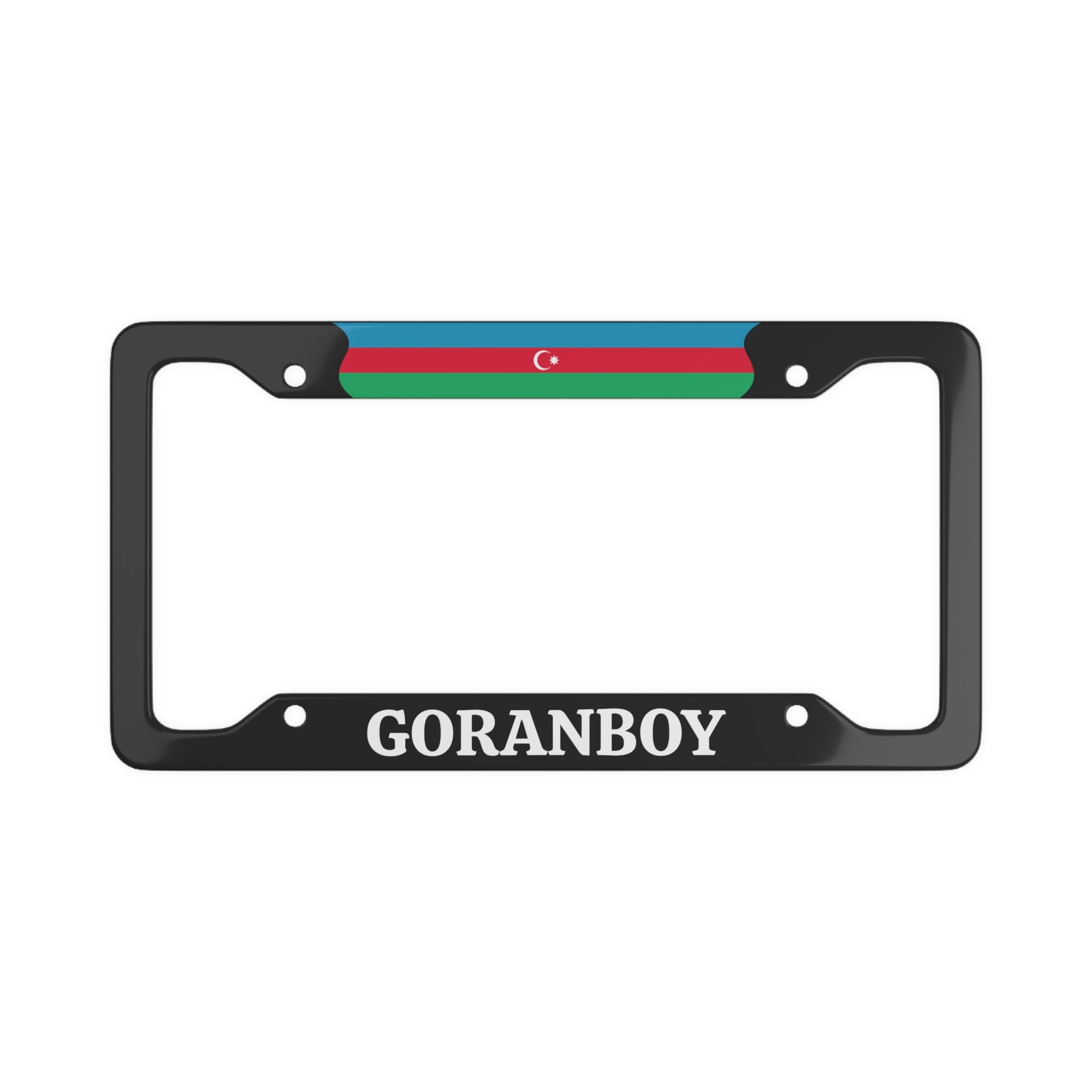 Goranboy Azerbaijan Flag License Plate Frame