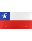 Chile Flag Vanity Plate