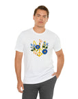 Floral Tryzub Unisex T-Shirt