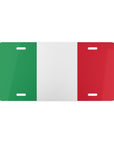 Italy Flag Vanity Plate