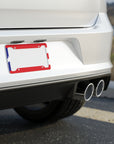 Puerto Rico Colorful Flag Car License Plate Frame