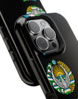 UZB Coat of Arms Flag Stripes Phone Case