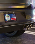 Belize USA Flag Vanity Plate