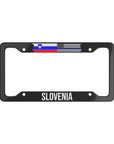 Slovenia Thin Blue Line Flag Car Frame