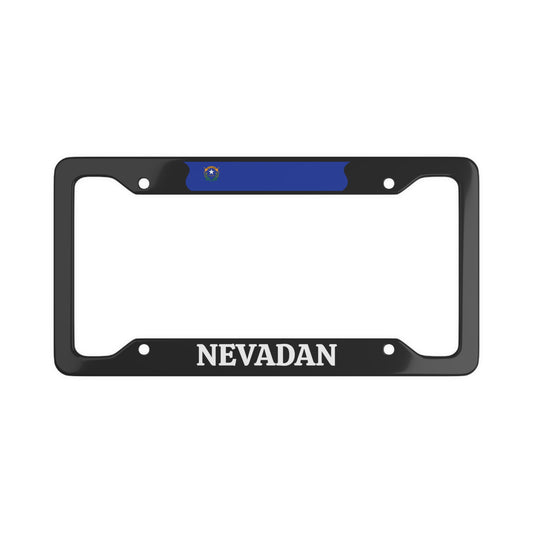 Nevadan, Nevada State, USA License Plate Frame