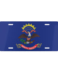 North Dakota State Flag, USA Vanity Plate