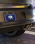 Wyoming State Flag, USA Vanity Plate