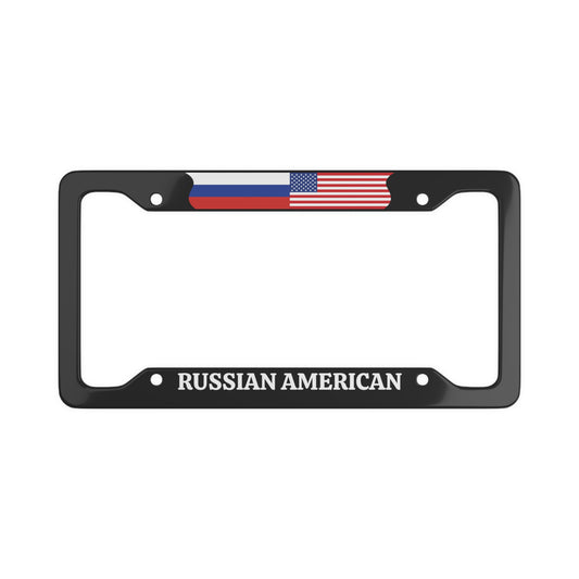 Russian American License Plate Frame