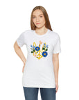 Floral Tryzub Unisex T-Shirt