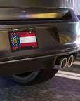 Georgia State Flag, USA Vanity Plate