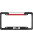Poland Flag Car License Plate Frame