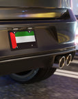 UAE Flag Vanity Plate