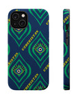 Green Evil Eye UZB Protection MagSafe Tough Cases
