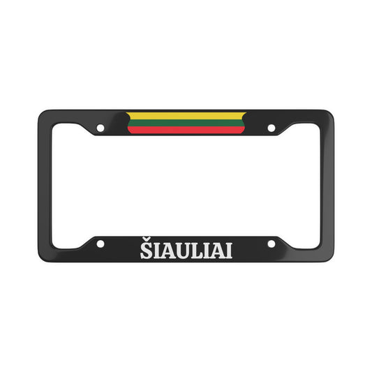 ŠIAULIAI, Lithuania Flag License Plate Frame