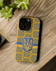 Ukraine Flag Emblem MagSafe Tough Cases