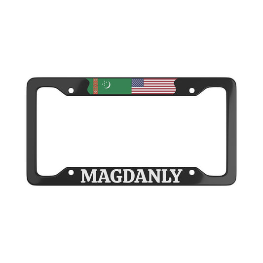 Magdanly Turkmenistan  License Plate Frame