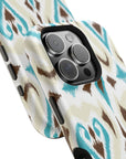 Light Uzbek Ikat MagSafe Phone Case