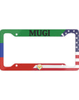 Customized Mugi Dagestan USA Flag License Plate Frame