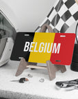 Belgium Country Flag Vanity Plate