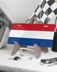 Netherlands Flag Vanity Plate