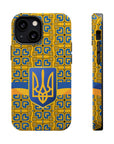 Ukraine Flag Emblem MagSafe Tough Cases