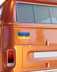 Stop War Ukrainian Flag Bumper Stickers