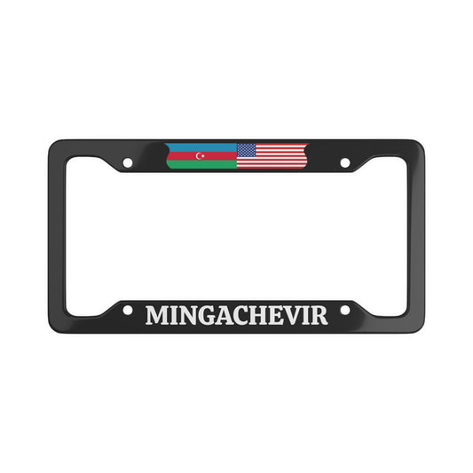 MINGACHEVIR with flag License Plate Frame