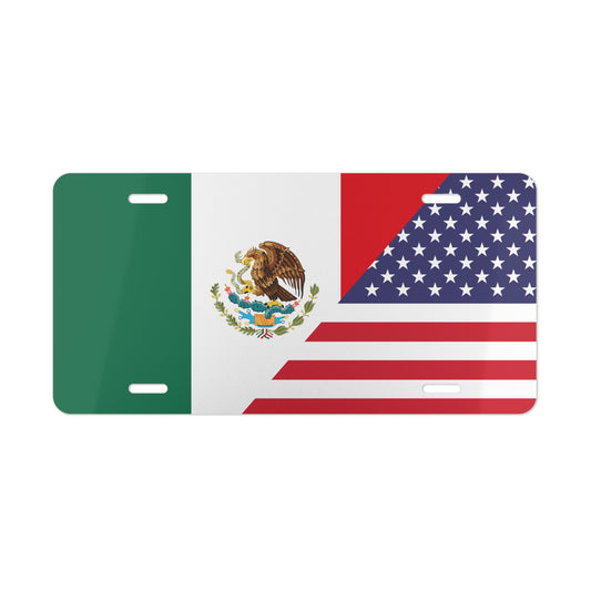 Mex/USA Vanity Plate