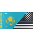 KAZ/Law Enforcement Flag Vanity Plate