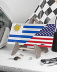 Uruguay USA Flag Vanity Plate