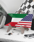 Kuwait USA Flag Vanity Plate