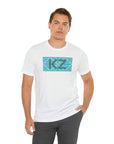 KZ Front and Kazakh Back Unisex Jersey Short Sleeve Tee