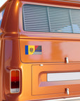 Moldovans Support US Police Flag Bumper Stickers