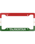Tajikistan Colorful License Plate Frame