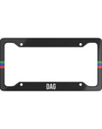 Dag Flag Sides License Plate Frame