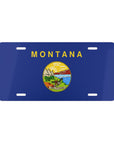 Montana State Flag, USA Vanity Plate