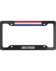 Amsterdam Netherlands Flag Car License Plate Frame