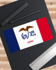 Iowa Flag Bumper Stickers