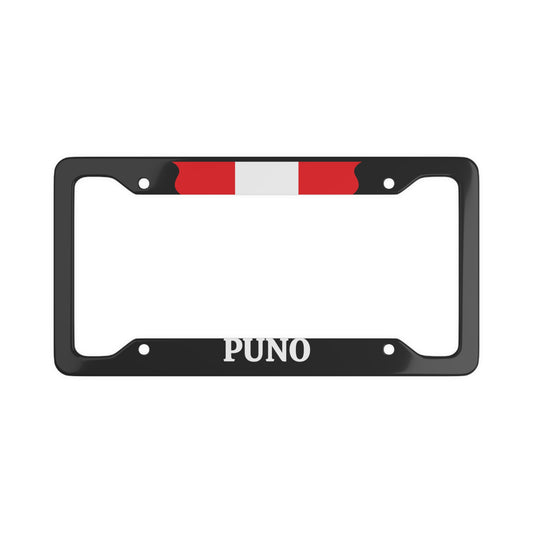 Puno, Peru Car Plate Frame